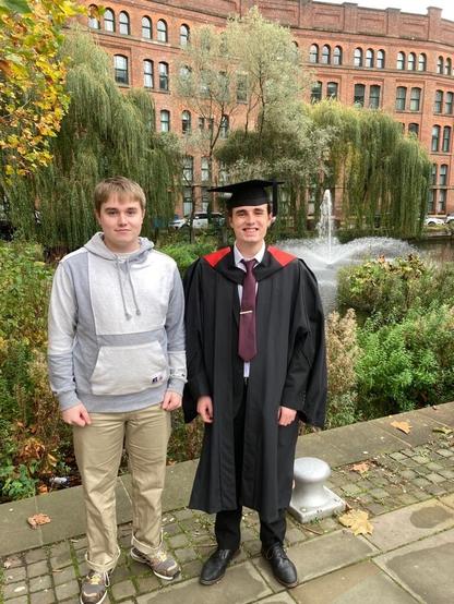 Ben and Jack at Bridgewater Hall Manchester