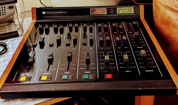 An Allen and Heath S6 2 audio mixer from 1978