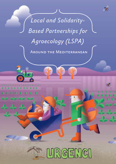Okładka książeczki pt. Local Solidarity-based partnerships for Agroecology