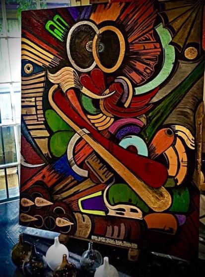 The “Infinito “  painting art ArtistCaroleJMcCoy
