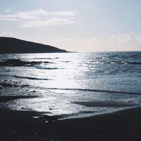 Morning light on the sea