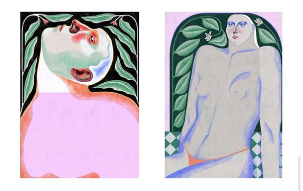 Illustrations of artist Carla Petelski
