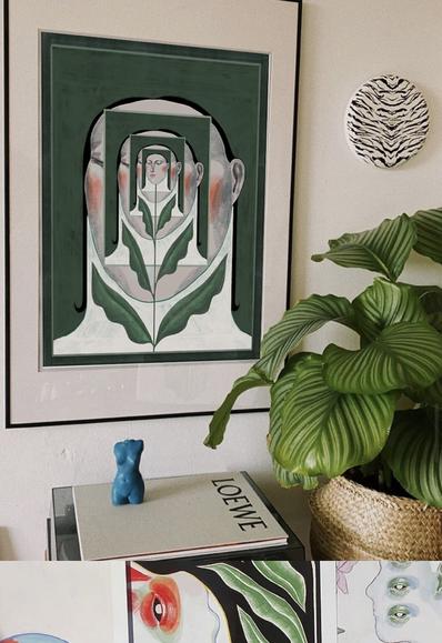 Illustrations of artist Carla Petelski