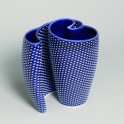 3D printed ceramic vase