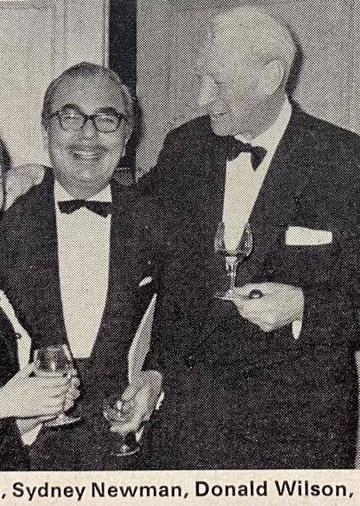 Photo from 1967 of Sydney Newman and Donald Wilson, creators of Doctor Who