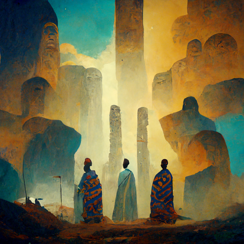 prompt:
gods in the process of construction:: BaKongo minkisi

full citation:
Graeber, David. (2005). Fetishism as social creativity: or, Fetishes are gods in the process of construction. Anthropological Theory, 5(4), 407-438.