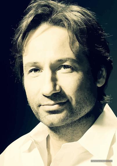 Art: David Duchovny by The Phoenix Prod  at Deviant Art