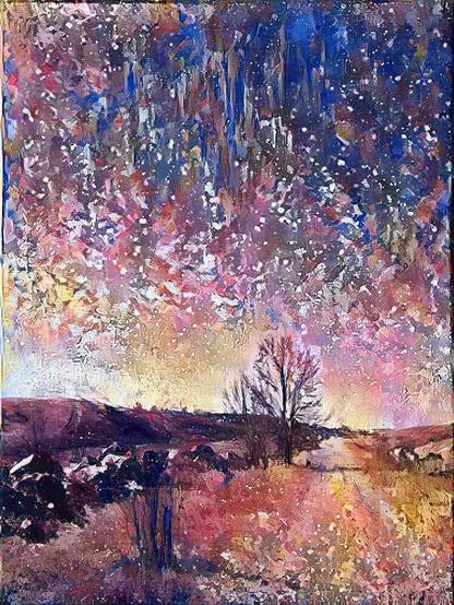 The path, glittery nature, #AIArt #DRArtist