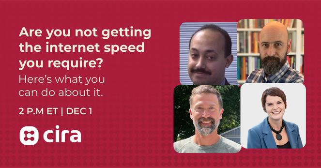 Are you not getting the internet speed you require? Here's what you can do about it. 

2 p.m., December 1