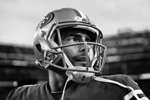 San Francisco 49ers quarterback Jimmy Garoppolo (10) walks on the field after their NFL game.