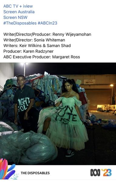 A post about The Disposables - a TV show will be on ABC Me in Australia next year