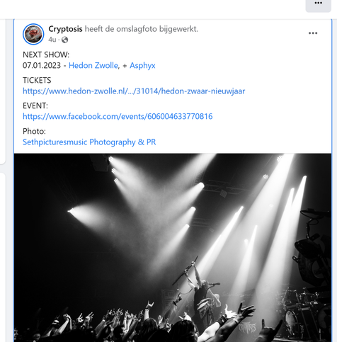 Throwback to photographing #Cryptosis !
.
.
.
.
#sethpicturesmusic #sethabrikoos #metal #metalband #thrashmetal #metalmusician #guitarist #photographer #fotograaf #muziek #cultuur #concert #concertphotographer 

🤘✌️