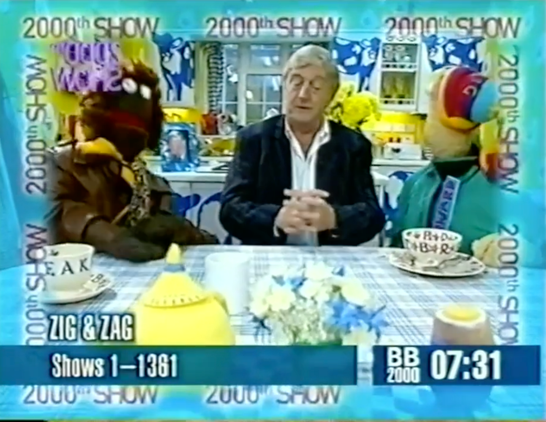 Zig and Zag appeared on 1361 Big Breakfast shows