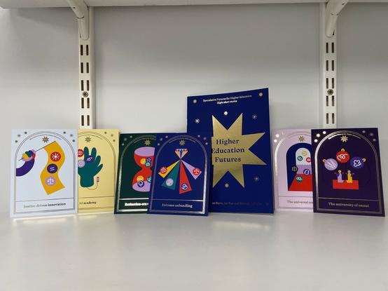 Cards exploring higher education futures developed at the University of Edinburgh