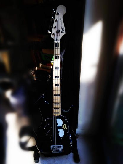Badtz Maru (from Hello Kitty) Bronco w/GHS SS Precision Flats, and inlay stickers.