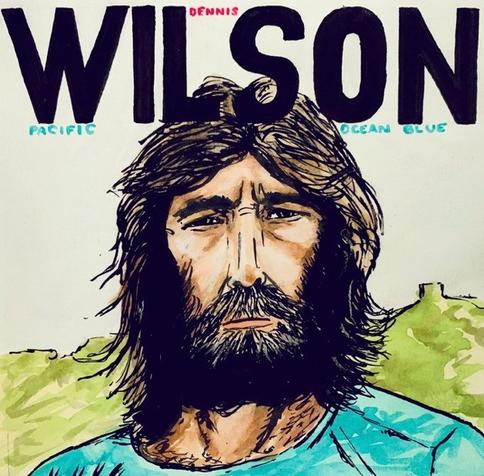 Pacific Ocean Blue, Dennis’s solo album, him looking like a very hairy surfer
