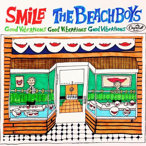 Smile, a cartoon of a shop front selling smiles. Or possibly a dental surgery