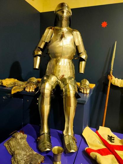 Les différents éléments d’une armure.