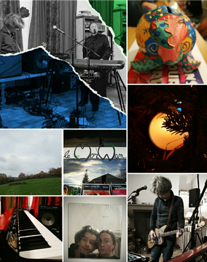montage photos du concert et du lieu