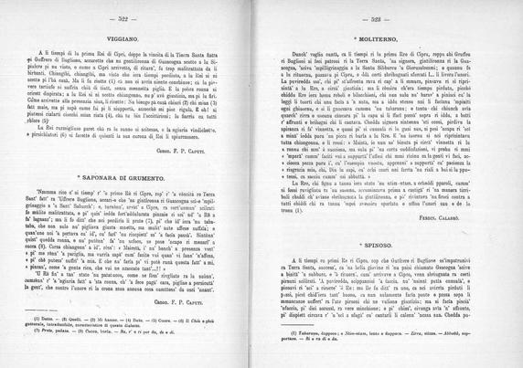 The same story is translated into the dialects from the villages of Viggiano, Saponara di Grumento, Moliterno, and Spinosa.