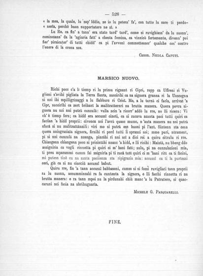 The story from Spinosa is continued and there's also the dialect of Marsico Nuovo.