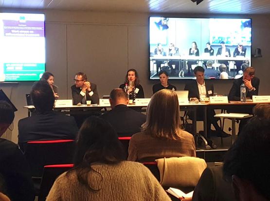 Speakers and audience at the European Commission's workshop on seif-preferencing under the DMA.