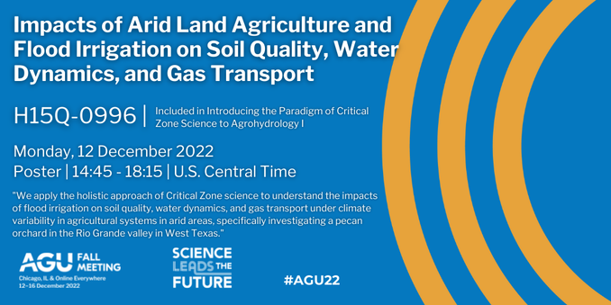 Impacts of Arid Land Agriculture and Flood Irrigation on Soil Quality, Wate Dynamics, and Gas Transport