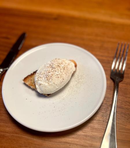 Poached egg on toast - simple and delicious