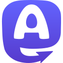 New purple Mastodon icon with an A instead of an M and an arrow at the bottom.