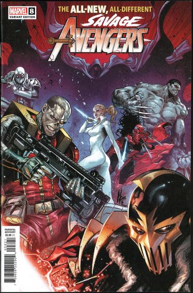 Comic book Savage Avengers #8 2022.