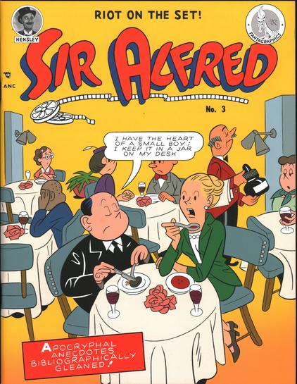 Comic book Sir Alfred #3 2022 by Tim Hensley.