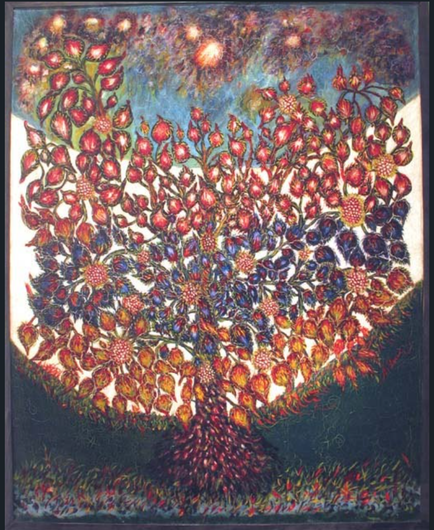 The Tree of Life, 1928. Oil painting by Seraphine Louis de Senlis.