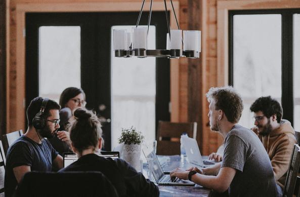 Image depicting a non profit committee or board meeting.