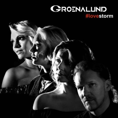 Plattencover von Band Groenalund mit dem Titel #lovestorm