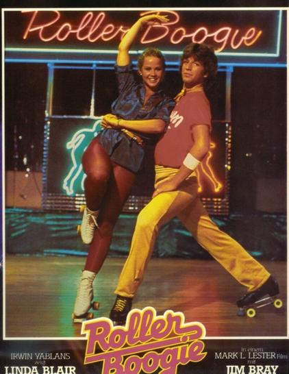 A poster for Roller Boogie (1979)