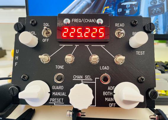 F-14B Tomcat Radio Control Panel.