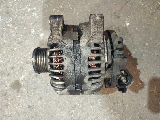 Oil damaged alternator