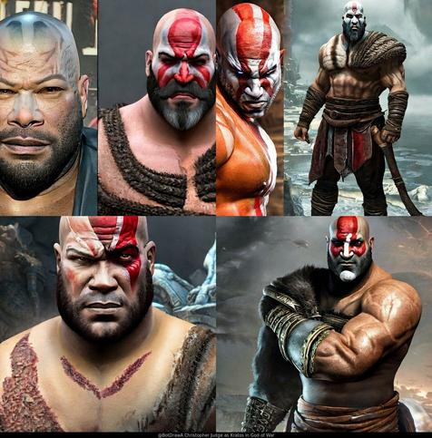 AI drawing of "Christopher Judge as Kratos in God of War"

#Christopher Judge #GodOfWar #Kratos #gaming #videogames #AIArt #DigitalArt #StableDiffusion2
context: https://imgur.com/gallery/7QWlrgN/comment/2292117053