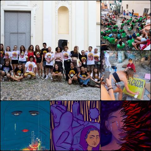 6 Pics. Some photos of Scambi Festival members and Drawings