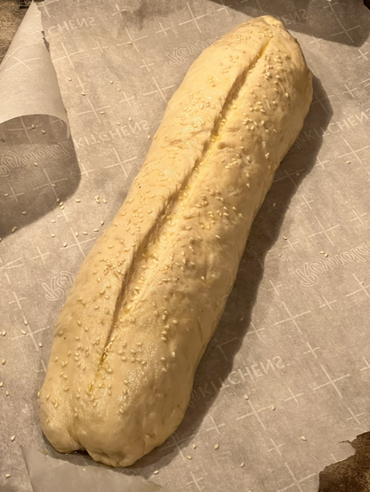 Italian bread before baking