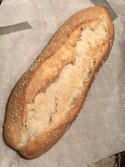 Italian Bread after baking.