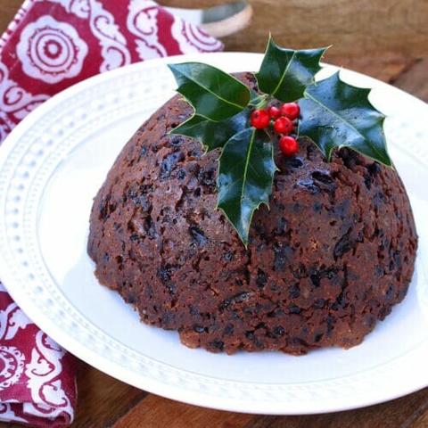 A Christmas pudding