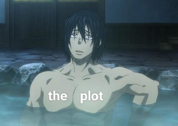Benimaru's chest is the plot