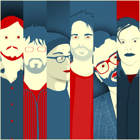 Band members of Volle Band.