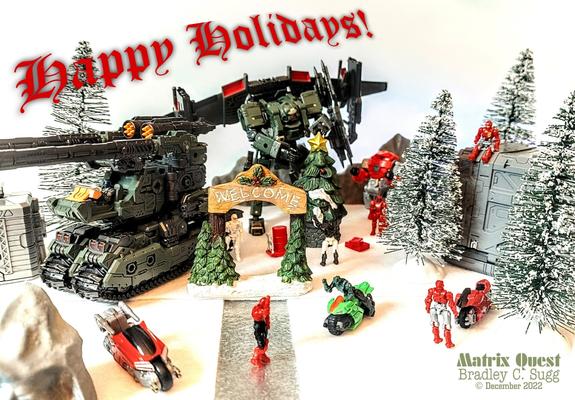 Diaclone forces remember to take time to celebrate this holiday season just for a bit.