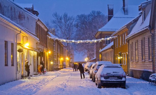 Raadhusgaten, Gamlebyen - Fredrikstad.

Desember 2017. Null snø i år.