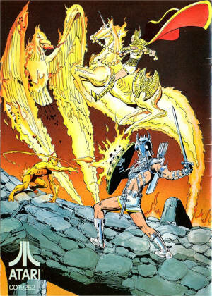 Back cover of the Swordquest Fireworld comicbook