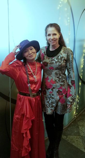 Me & my friend, Nadene, at Glo.