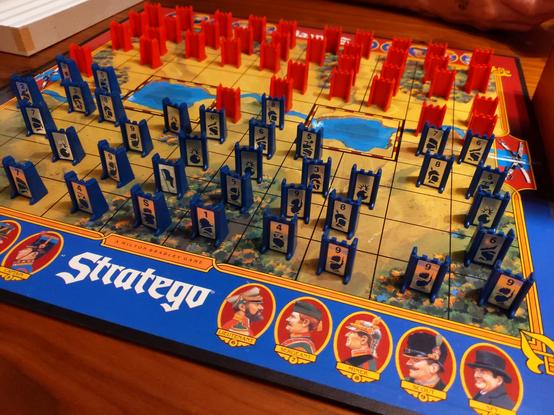 Photo of a 1999 version of the game Stratego