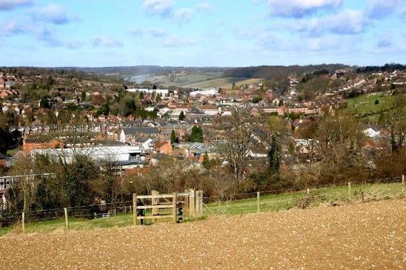View from the hill overlooking Chesham